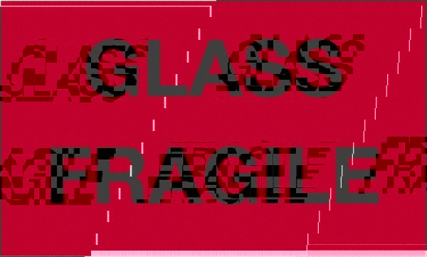 Label Maker Label: Fluorescent Red, Paper, 5