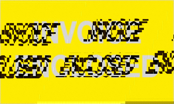 Label Maker Label: Fluorescent Yellow, Paper, 5