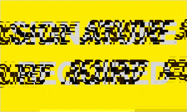 Label Maker Label: Fluorescent Yellow, Paper, 5