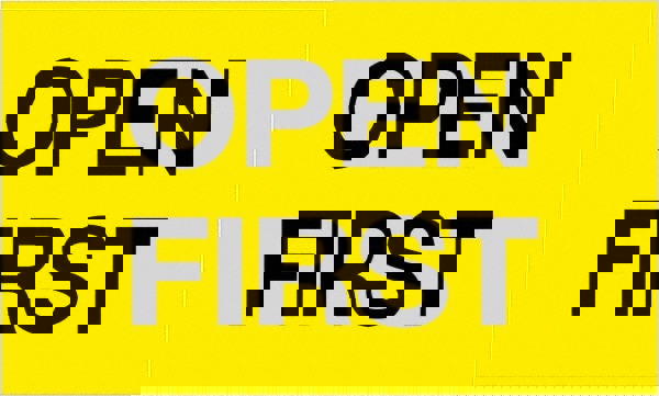 Label Maker Label: Fluorescent Yellow, Paper, 5