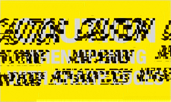 Label Maker Label: Fluorescent Yellow, Paper, 5