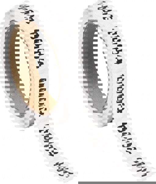 Label Maker Label: Black & White, Paper, 1-1/2