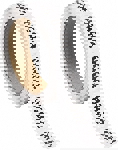 Label Maker Label: Black & White, Paper, 1-1/2