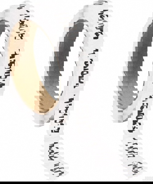 Label Maker Label: Black & White, Paper, 1-1/2