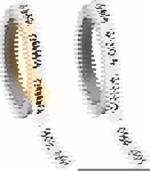 Label Maker Label: Black & White, Paper, 1-1/2