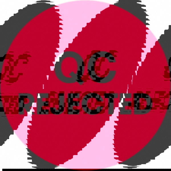 Label Maker Label: Fluorescent Red, Paper, 2