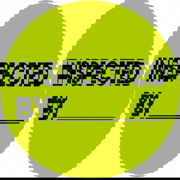 Label Maker Label: Fluorescent Green, Paper, 2