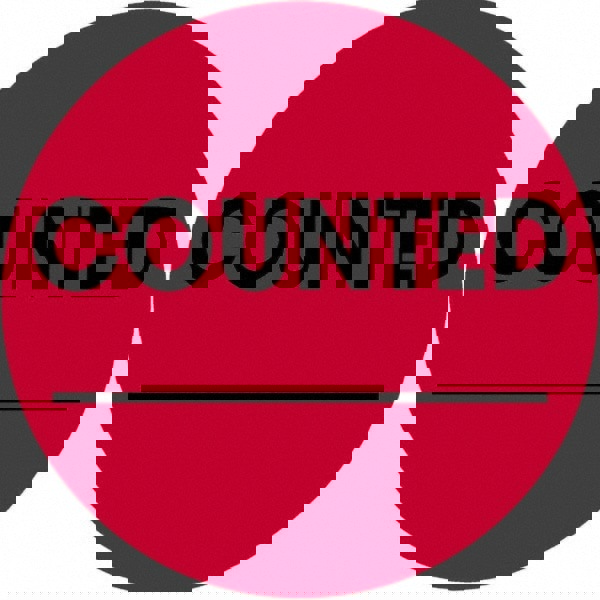 Label Maker Label: Fluorescent Red, Paper, 2