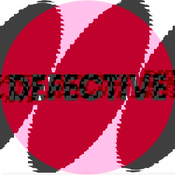 Label Maker Label: Fluorescent Red, Paper, 2