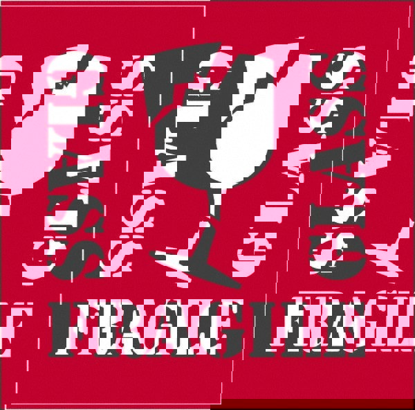 Label Maker Label: Red & White, Paper, 4