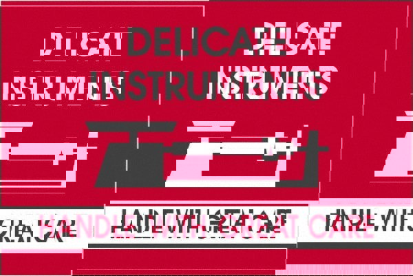 Label Maker Label: Red & White, Paper, 3