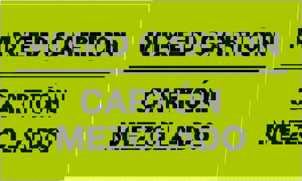 Label Maker Label: Fluorescent Green, Paper, 5