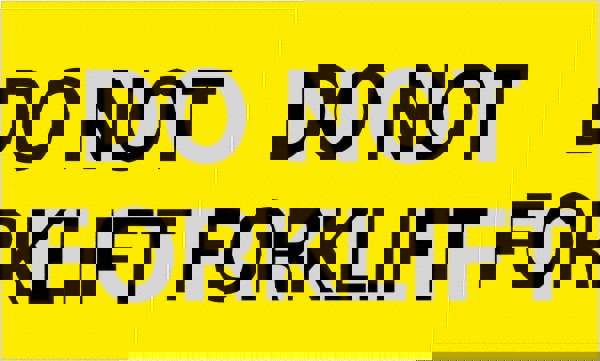 Label Maker Label: Fluorescent Yellow, Paper, 5