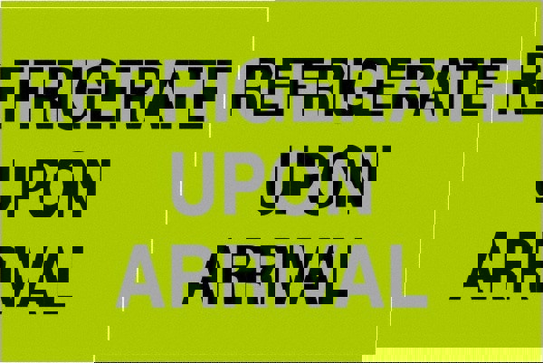 Label Maker Label: Fluorescent Green, Paper, 3