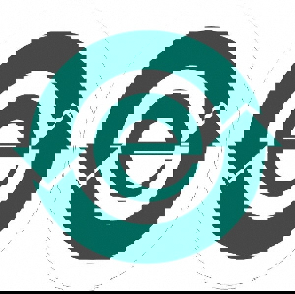 Label Maker Label: Green & White, Paper, 1