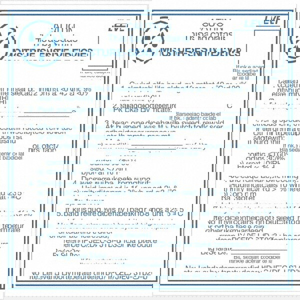 Label Maker Label: Blue & White, Paper, 4