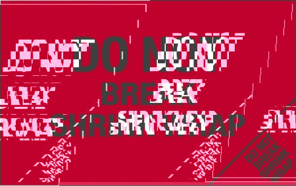 Label Maker Label: Red & White, Paper, 5