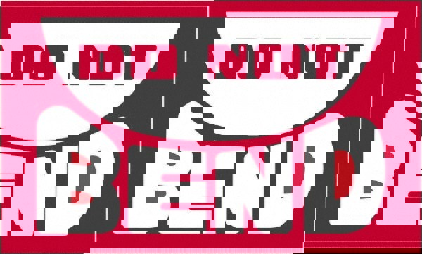 Label Maker Label: Red & White, Paper, 5