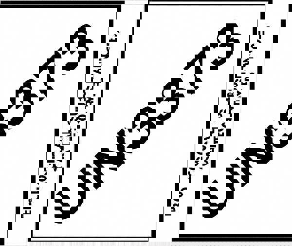 Label Maker Label: Black & White, Paper, 4-3/4