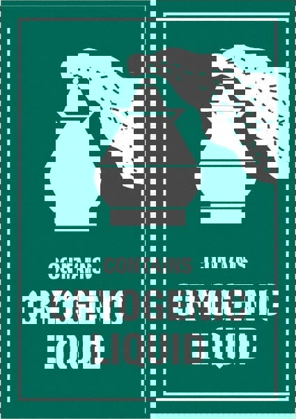 Label Maker Label: Green & White, Paper, 4-1/2