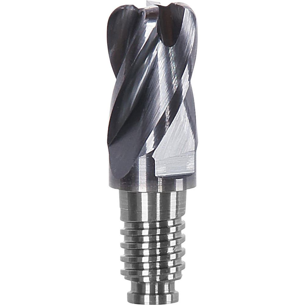 Corner Radius & Corner Chamfer End Mill Heads; Number Of Flutes: 4 ; Connection Type: Duo-Lock 16 ; Flute Type: Helical ; Centercutting: Yes ; Series: Haimer Mill