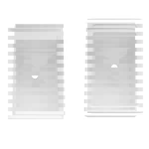 22X24-1/2 SR C/TOP LDRY SINK WHIT