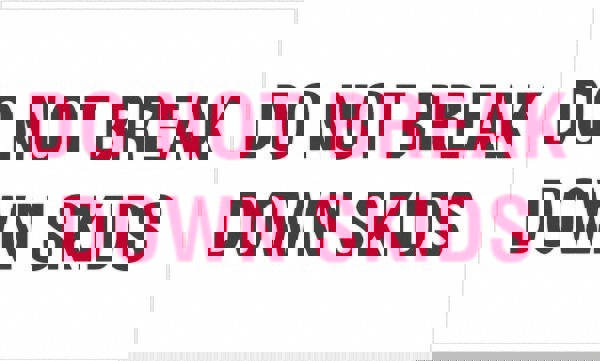 Label Maker Label: Red & White, Paper, 5