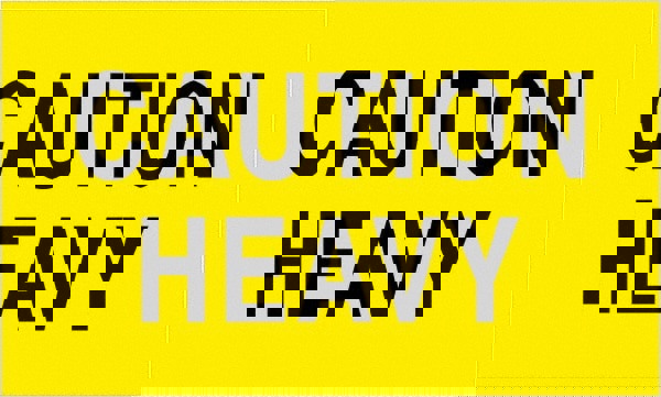 Label Maker Label: Fluorescent Yellow, Paper, 5