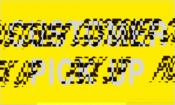 Label Maker Label: Fluorescent Yellow, Paper, 5