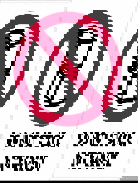 Label Maker Label: Red, Black on White, Paper, 4