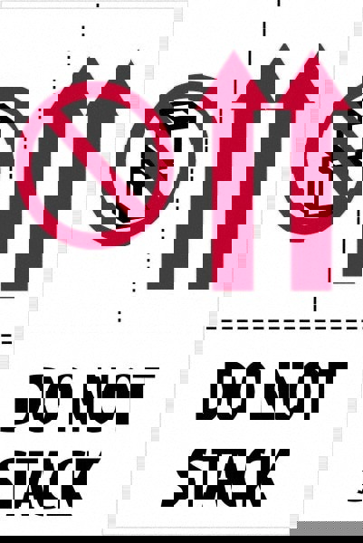 Label Maker Label: Red, Black on White, Paper, 6