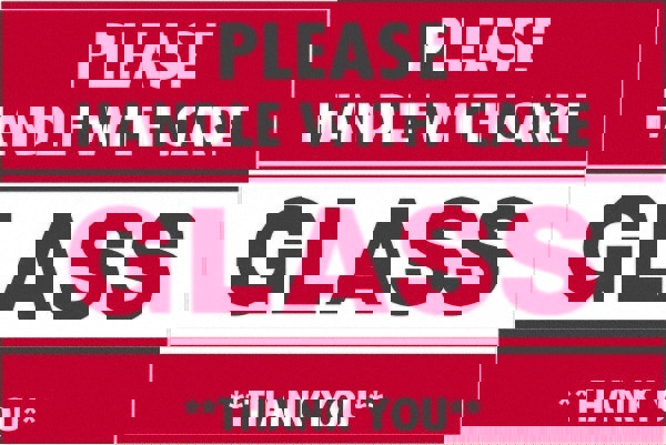 Label Maker Label: Red & White, Paper, 3