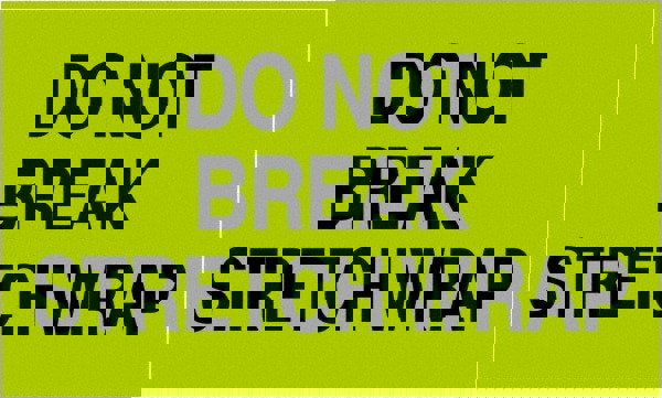 Label Maker Label: Fluorescent Green, Paper, 5