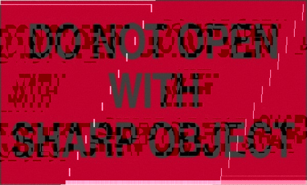 Label Maker Label: Fluorescent Red, Paper, 5