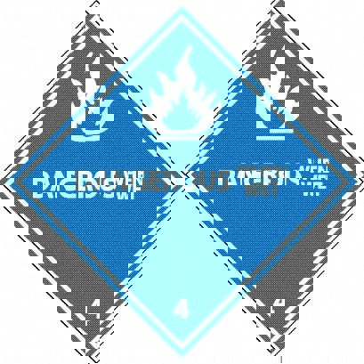 Shipping & DOT Labels; Message Type: DOT Shipping Label ; Legend: Dangerous When Wet ; Height (Inch): 4 ; Width (Inch): 4 ; Material: Pressure Sensitive Paper ; Pieces Per Roll: 500