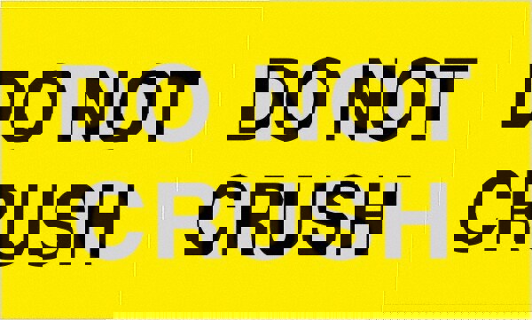 Label Maker Label: Fluorescent Yellow, Paper, 5