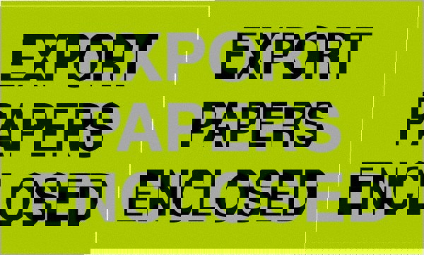 Label Maker Label: Fluorescent Green, Paper, 5