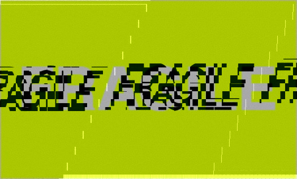 Label Maker Label: Fluorescent Green, Paper, 5