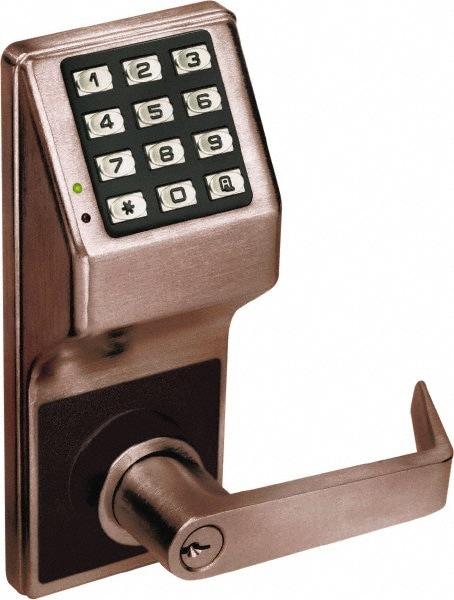 Combination Entry with Key Override Lever Lockset for 1-5/8 to 1-7/8