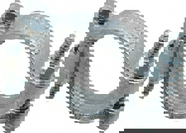 Double Bolt Clamp: Plated Iron