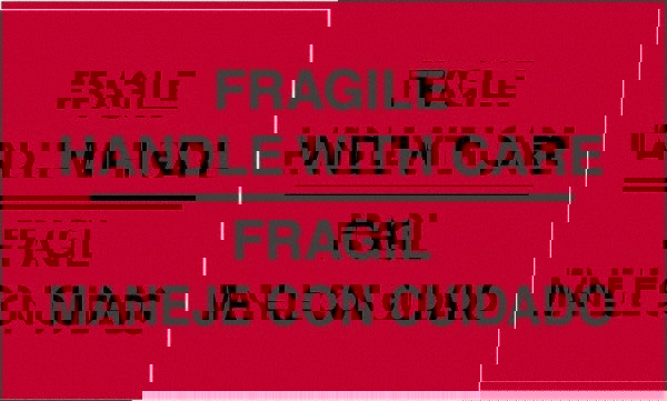 Label Maker Label: Fluorescent Red, Paper, 5