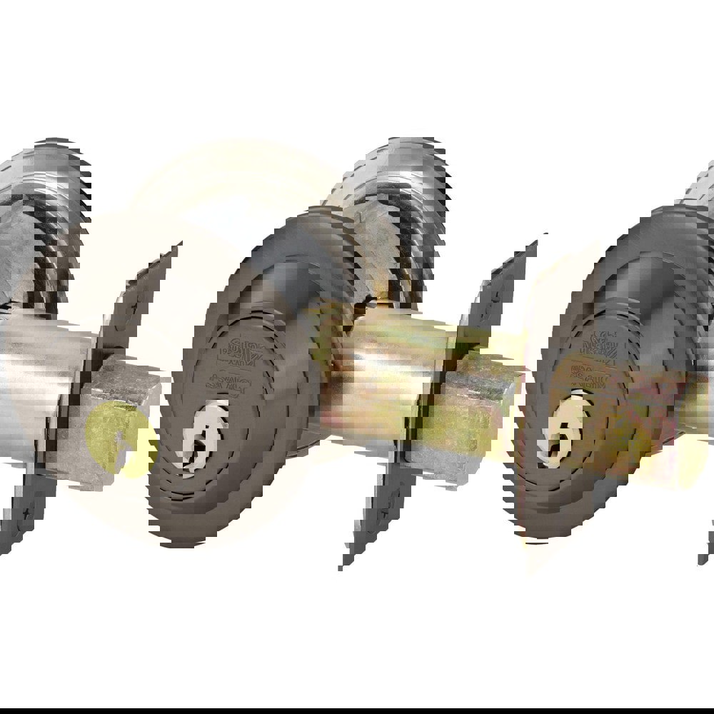 Deadbolts; Deadbolt Type: Deadbolt ; Lock Type: Single Cylinder ; Key Type: Keyed Different ; Mount Type: Through Hole ; Material: Steel ; Minimum Door Thickness: 1.75in