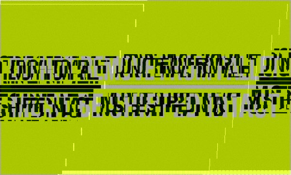 Label Maker Label: Fluorescent Green, Paper, 5