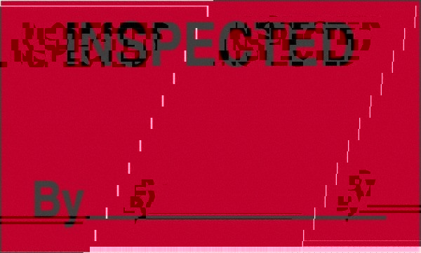 Label Maker Label: Fluorescent Red, Paper, 5