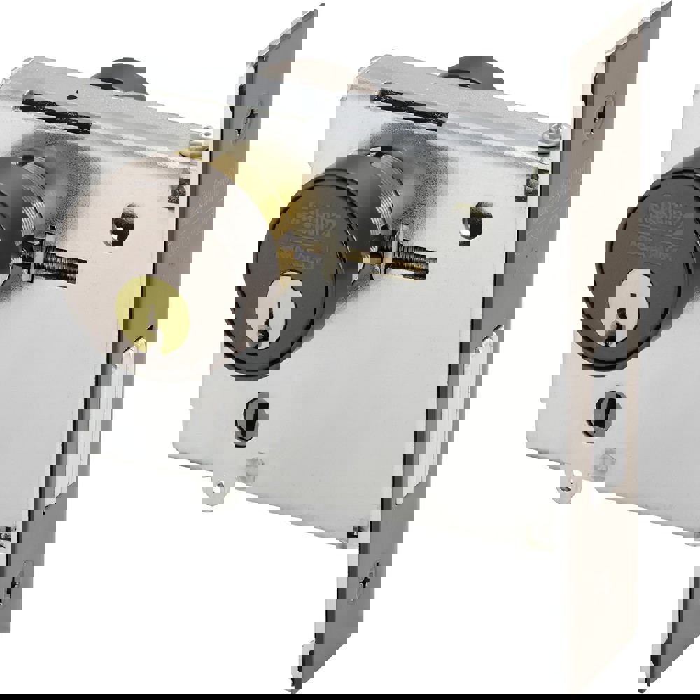 Deadbolts; Deadbolt Type: Deadlock ; Lock Type: Double Cylinder ; Key Type: Keyed Different ; Mount Type: Mortise ; Material: Steel ; Minimum Door Thickness: 1.75in