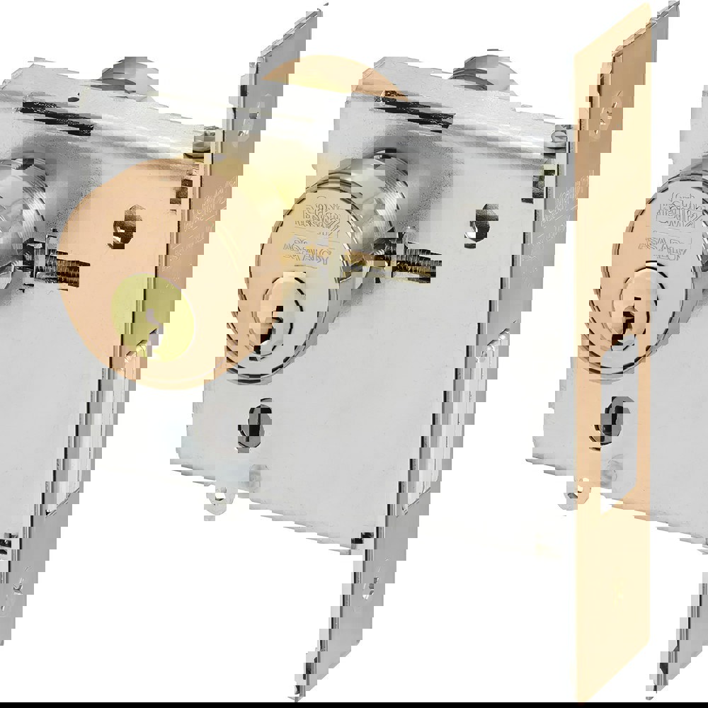 Deadbolts; Deadbolt Type: Deadbolt ; Lock Type: Single Cylinder ; Key Type: Keyed Different ; Mount Type: Mortise ; Material: Steel ; Minimum Door Thickness: 1.75in