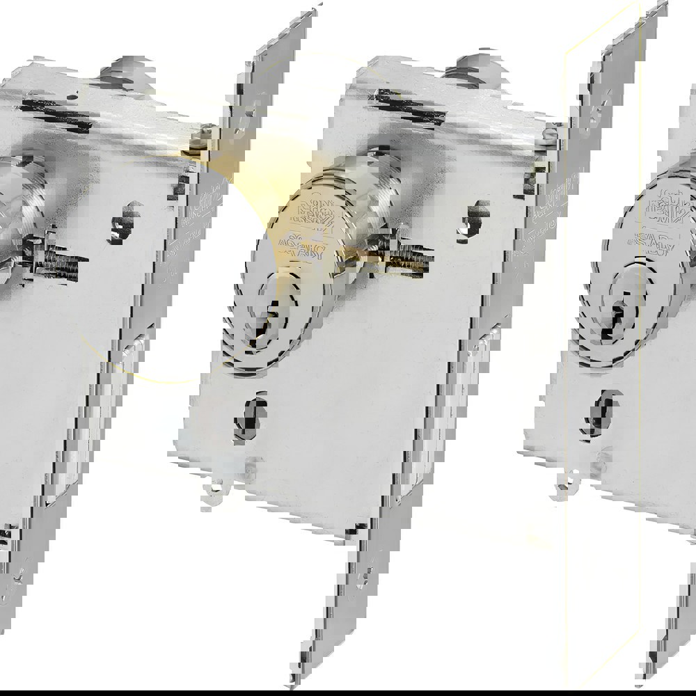 Deadbolts; Deadbolt Type: Deadbolt ; Lock Type: Single Cylinder ; Key Type: Keyed Different ; Mount Type: Mortise ; Material: Steel ; Minimum Door Thickness: 1.75in