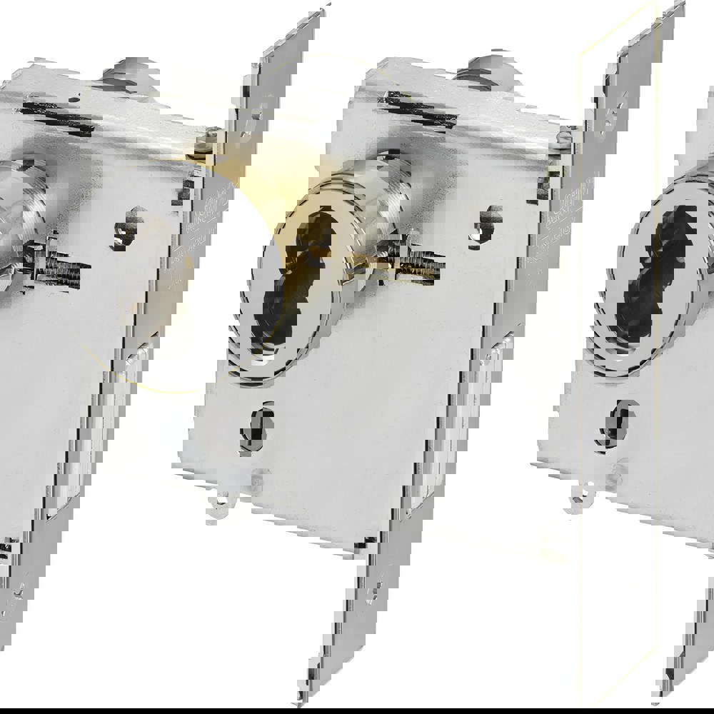 Deadbolts; Deadbolt Type: Deadlock ; Lock Type: Single Cylinder ; Key Type: Less Cylinder No Key ; Mount Type: Mortise ; Material: Steel ; Minimum Door Thickness: 1.75in