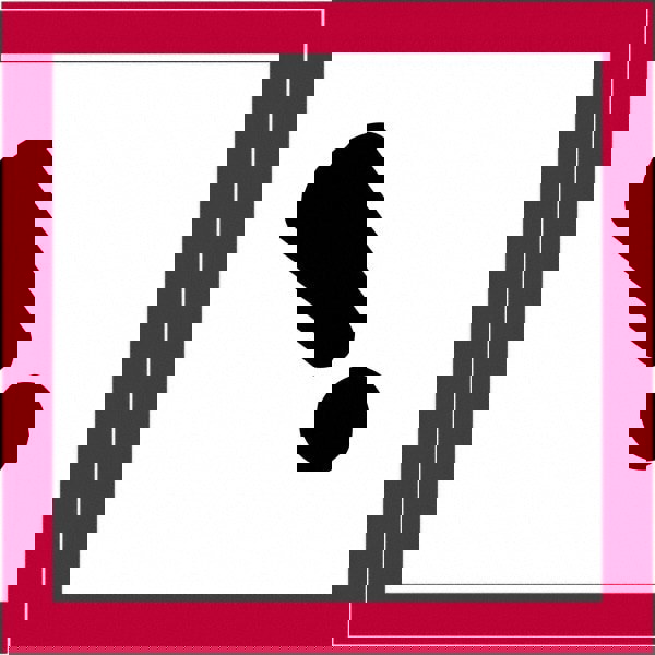 Label Maker Label: Red, Black on White, Paper, 2