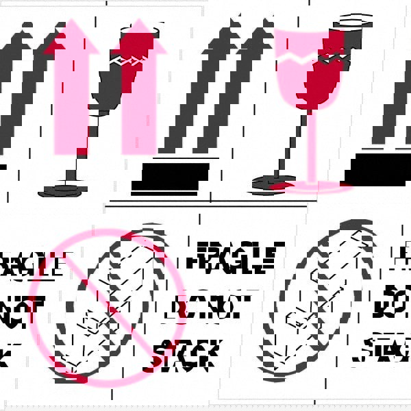 Label Maker Label: Red, Black on White, Paper, 4